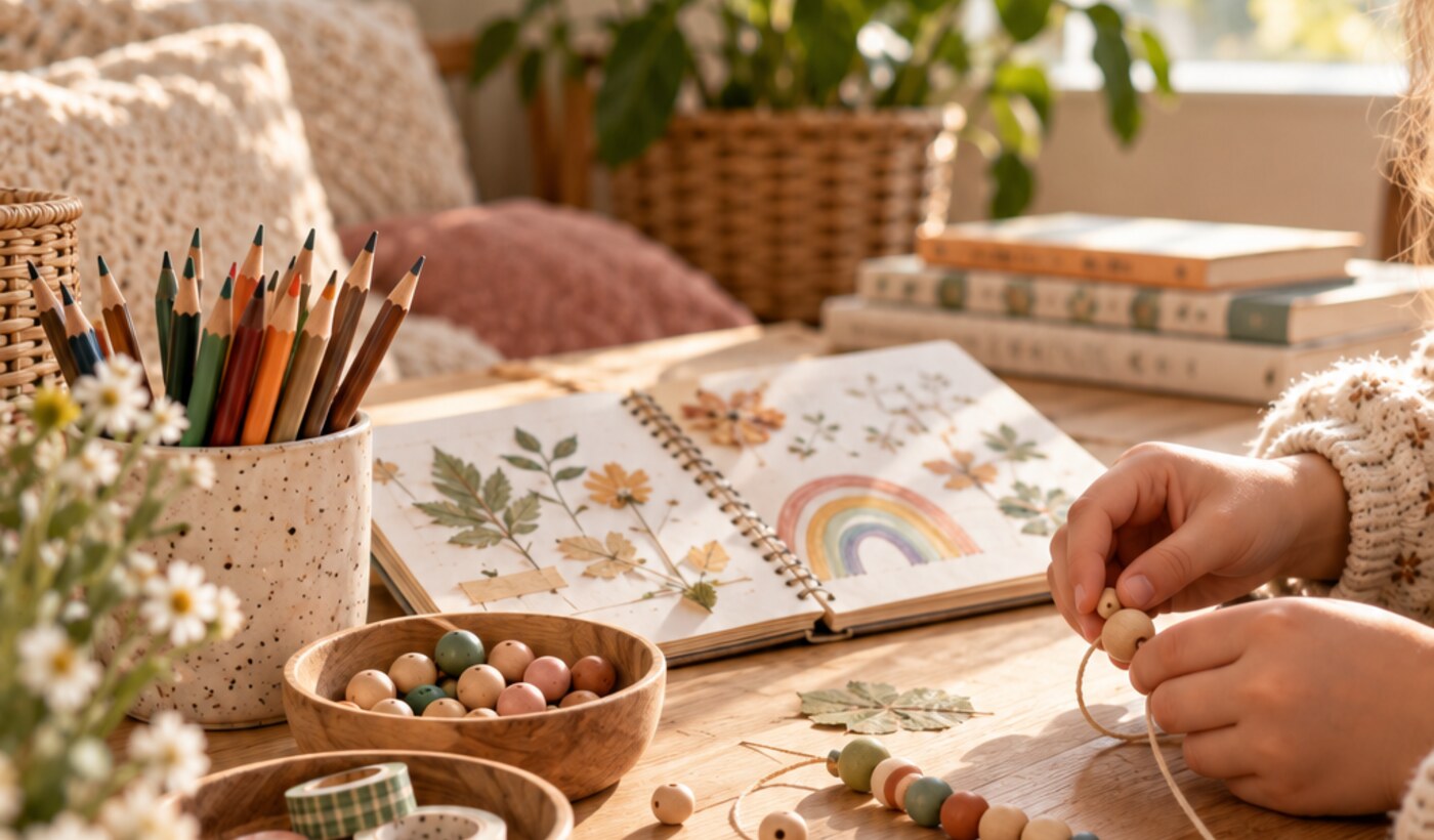 8 ruhige Beschäftigungen für Kinder zuhause